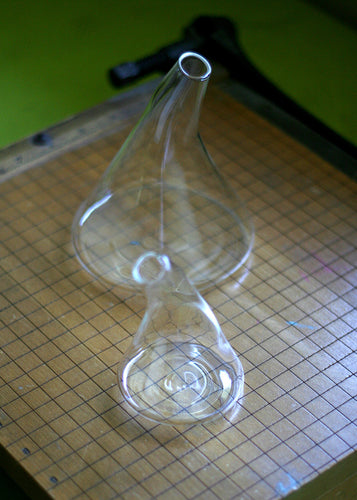 glass beaker vessel in 2 sizes