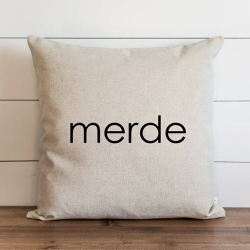 merde - canvas cushion